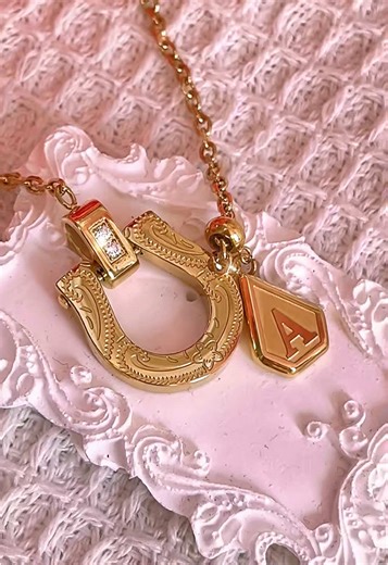 This 14-karat gold-plated horseshoe lariat necklace is easily one of my favorite pieces of western jewelry I own. The lariat slides so you can adjust it exactly where you want it to sit, which makes it work with everything from tees to dresses. And the detail at the bottom — where you can choose your initial — makes it feel personal in the best way. What really surprised me is the quality. It’s substantial, not flimsy, and the design feels thoughtful and unique, not trendy-for-a-second. If you l