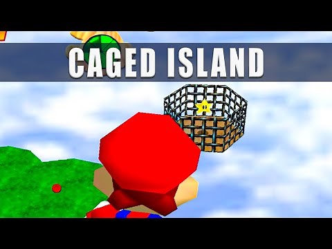 Super Mario 64 Switch Fall into the Caged Island Course 2 Whomps Fortress Star 5 - 3D All Stars