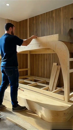 Ultimate Rustic Build: Tree Staircase & Cave Beds 🌳🛏️ | Elegant Dream Villa #shortsfeed