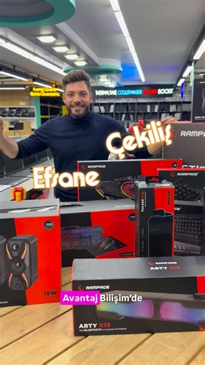Avantaj Bilişim on Instagram: "🎉 AVANTAJ BİLİŞİM’DEN EFSANE ÇEKİLİŞ! 🎉 🔥 Katılım TAMAMEN ÜCRETSİZ 🔥 🗓 Son Katılım Tarihi: 02 Mart 2026 ⸻ 🎯 ÇEKİLİŞE KATILIM ŞARTLARI ✅ Gönderiyi BEĞEN ✅ 2 arkadaşını ETİKETLE ✅ Takip ettiğim hesapları TAKİP ET 📌 Not: Ne kadar çok arkadaş etiketlersen, kazanma şansın o kadar artar! 🚀 ⸻ 🎁 HEDİYELER 1.🎮 Rampage Tactical RM-550 1ms 144Hz Oyuncu Monitörü 2.⌨️ Rampage Fitment KM-GX7 4IN1 Gaming Set 3.🔊 Rampage RMS-X5 2.0 Gaming Speaker 4.🎧 Rampage RM-K19 Rag