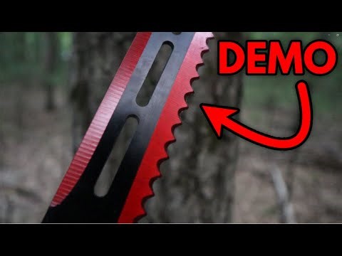 Snake Eye Tactical Ninja Sword Demo | Amazon Product Reviews!