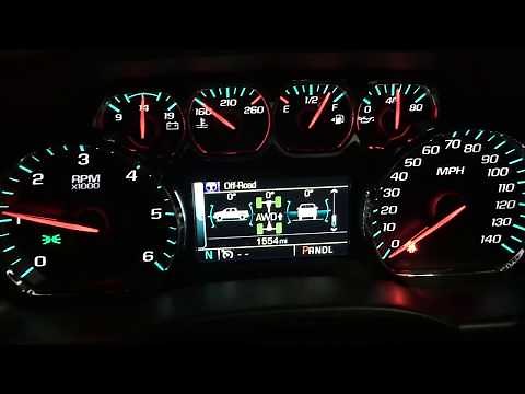 Chevrolet Silverado HIDDEN / SECRET Dashboard Menu - Off Road Menu 4x4 Chevy 2015 2016 2017 2018