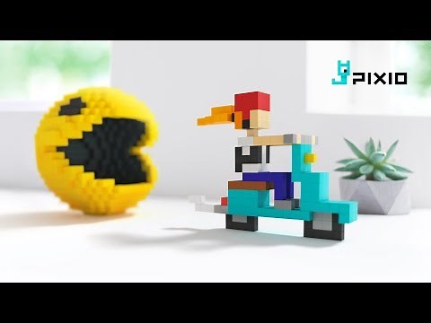 PIXIO — Magnetic Construction Set In The Pixel Art Style