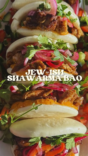 Ben Rebuck | 🥙 Shawarma Bao Buns 🥢 one Jew-ish situation that absolutely did not ask for permission. Now proceed to argue 👇 �(PS yes I know shawarma... | Instagram