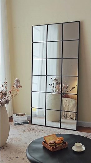 Minimalist Full Length Mirror for Living Room