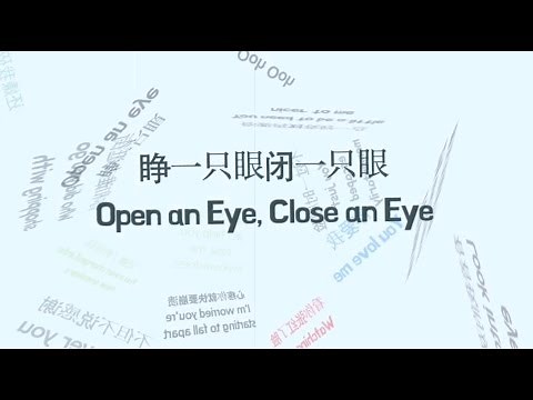 蔡依林 Jolin Tsai - 睁一只眼闭一只眼 - Lyrics and Translation