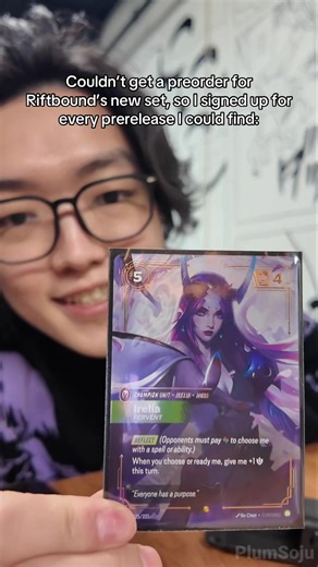 So glad I got some cards to improve my Viktor deck and might build an Azir deck 🙌 Have you tried Riftbound? What deck are you going to play going into Spiritforged? #riftbound #leagueoflegends #riotgames #prerelease @Riftbound