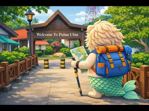 POV: Merlion Exploring Pulau Ubin for the first time 🇸🇬🚲