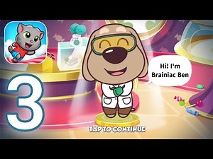 Talking Tom Candy Run - Gameplay Walkthrough Part 3 - Brainiac Ben Unlocked (iOS, Android)