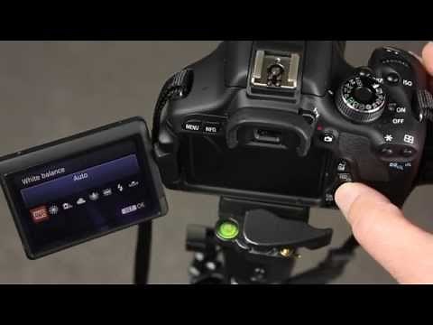 Canon 600D How to set the white balance