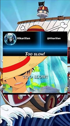 Too Slow! 😈⚡ | Coldest Anime Moment#onepiece