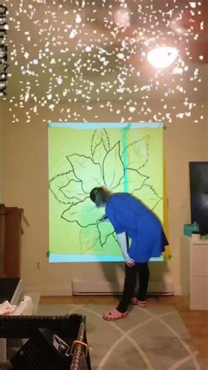 How I create stencils - window painting 101 #artist #christmas #windowpainting