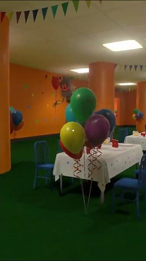 Backrooms Party - birthday Level #backrooms #level #poolrooms #partygoers #backroomshorts #scary
