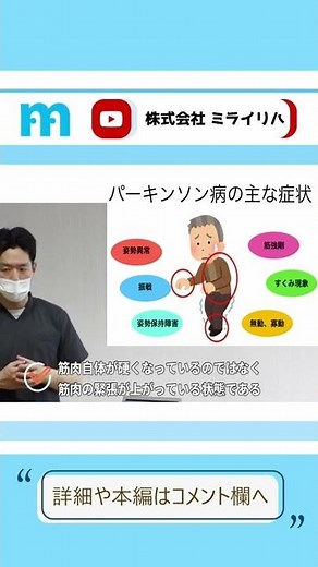 パーキンソン病の筋強剛・固縮について【#shorts 切り抜き】【株式会社ミライリハ ミライリハ訪問看護リハビリステーション・ミライリハケアプラン】#shorts