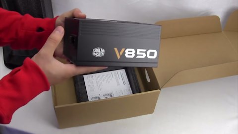 Cooler Master V850 power supply unboxing & overview