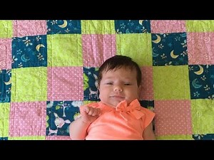 Baby Blocks Baby Quilt Tutorial
