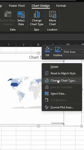 Map Chart Creation in Excel #excel #exceltraining #exceltricks #exceltips #shorts #shortsfeed