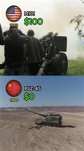 USA M101 Howitzer vs China PLZ-45: Firepower Showdown