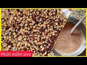 multi millet java for6+babies to elder once//miltigrain millets recipe#divyas cook&decor