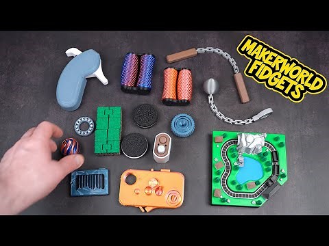3D Printed Fidget Toys for Stress Relief