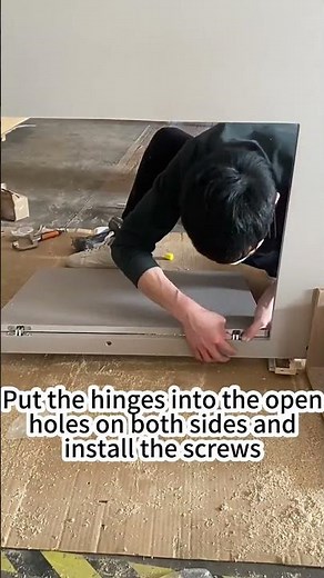 How to install 180 Degree Hidden Door Hinges?