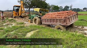 2.2K reactions · 12 shares | John Deere Tractor Stuck In Muddy Farm - Will It Make It Out? Rescue Operation. | Indian Heavy Vehicles | Facebook