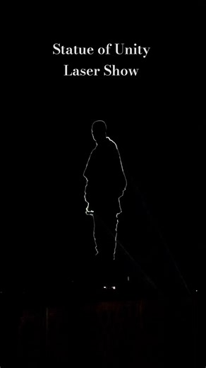 Statue of Unity Laser Show 🇮🇳