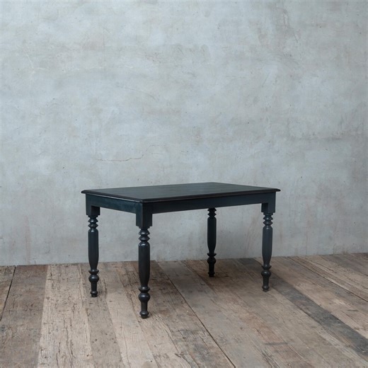 Reclaimed Teak Wood Writing Desk: Vintage Turning Legs, Rustic Home Office - Etsy Australia