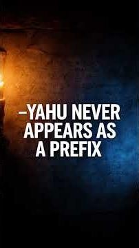 If ‘Yahuah’ and 'Yahusha' are Correct… This Should Exist in the Bible