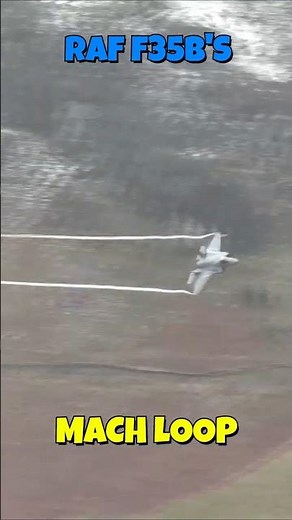 RAF F35B Pair low level in the Mach Loop #machloop #f35