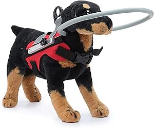 Blind Dog, Lightweight Blind Dog Harness Guiding Device Pet with Reflective Effect for Blind Dogs Cats (S Diameter 22cm/8.7in (for 4‑10kg / 8.8‑22.0lb)