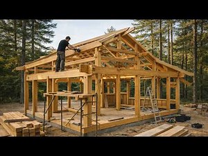 How One Man Built a Japanese-Style Timber Frame House from Scratch | by @MorizinForest