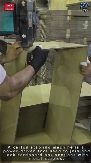 Carton Stapling Machine for Strong Joints and Fast Box Manufacturing#tool