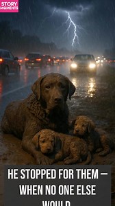 2M views · 61K reactions | A muddy mother and pups found safety at...