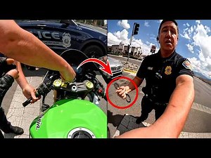 INSANE MOTORCYCLE POLICE CHASE | BIKERS VS ANGRY COPS | 2025