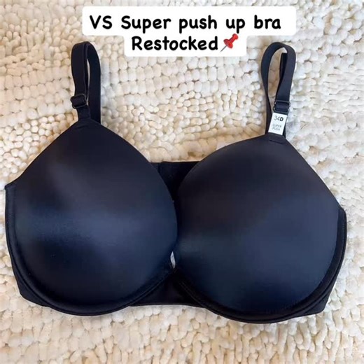 SgLingerie | Original VS & La Senza on Instagram: "📌The perfect little black bra for every wardrobe. This is the signature VS bra designed to give you the iconic +1.5 size lift and a flawless silhouette. 📌 It also doubles as an everyday bra with its T-shirt cup style which makes it suitable for most clothing. If you a black bra with the extra push up pads, this is the bra for you! Brand: VS Size: 36B,36D, 38C and 38D Pride: N115,000 Limited stock available 📌"