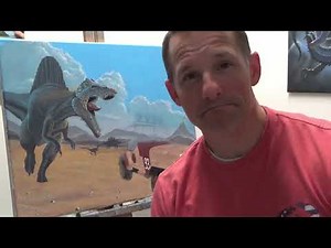 #117 How I use a Felt Tip Pen in my Paintings | Acrylic Painting Tutorial | Marc Harvill Art