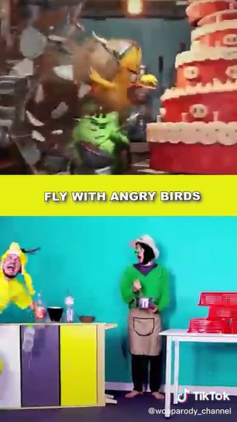 Do you want to fly with #angrybirds ??? #woanetwork #woavideo #woafunny #woaparody #parody