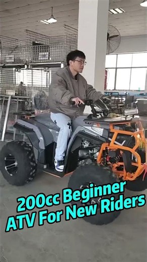 Gas Powered 200cc ATV Compact Quad For Farm & Sightseeing