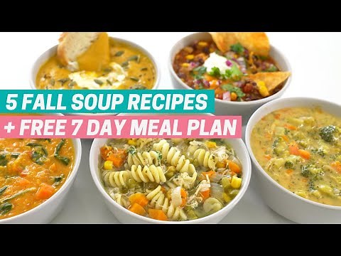 5 COZY FALL SOUP RECIPES | Easy Instant Pot, Slow Cooker, & One Pot Soup Recipes