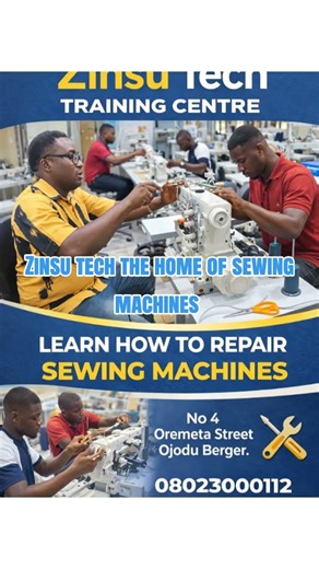 The best sewing machines dealer in Nigeria.we sell, we repair, we Train, we install all machines