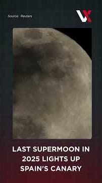 MOMENT | UK Skywatchers Witness Final 2025 Supermoon | VERTEX