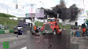 Unc's Semi Stampede 2023 Bobtail Uphill Semi Drag Racing! #largecars #bigrigs #senis #dragracing | BUILT Diesel MAFIA