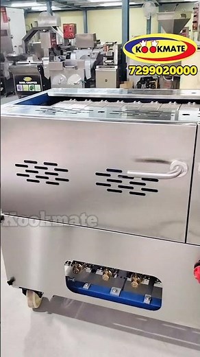 Automatic Roti / Chapati Making Machine | Full Setup Roti Maker | Fully Cooked Gas Chapati Conveyor