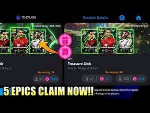 OFFICIAL 🤩 5 Free Epic + 100+ Free Chance Deal Coming on 8th January in eFootball 2026 🔥