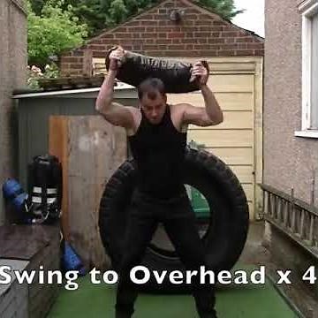 20 minute Bulgarian Bag Workout Video - Fat Loss, Strength Endurance, Cardio