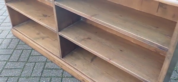 Superb Massive Deep Reclaimed Pine Bookcase Shelving Unit Traditional Victorian Style Heavy Solid Hand Polished 1980/90s FREE HAND Delivery - Etsy