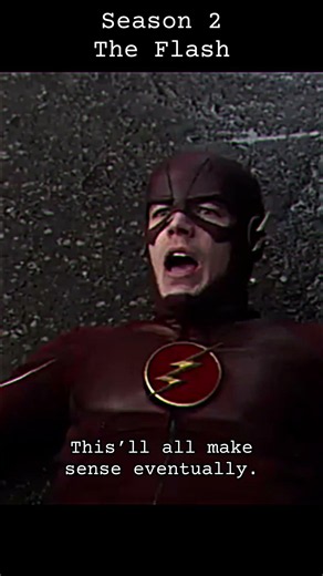 Barry travels back in time and meets himself | The Flash Season 2