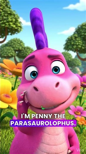 Meet Penny the Parasaurolophus! Cute Dinosaur 😍 #dinofacts #dinosaur