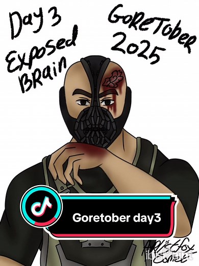 Bane is the victim of day 3! -tags- #goretober #dccomics #dcbane #fanart #digitalart